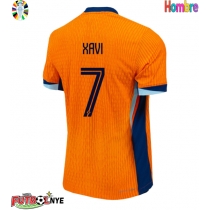 Camiseta Países Bajos Xavi Simons #7 Primera Equipación Eurocopa 2024 manga corta